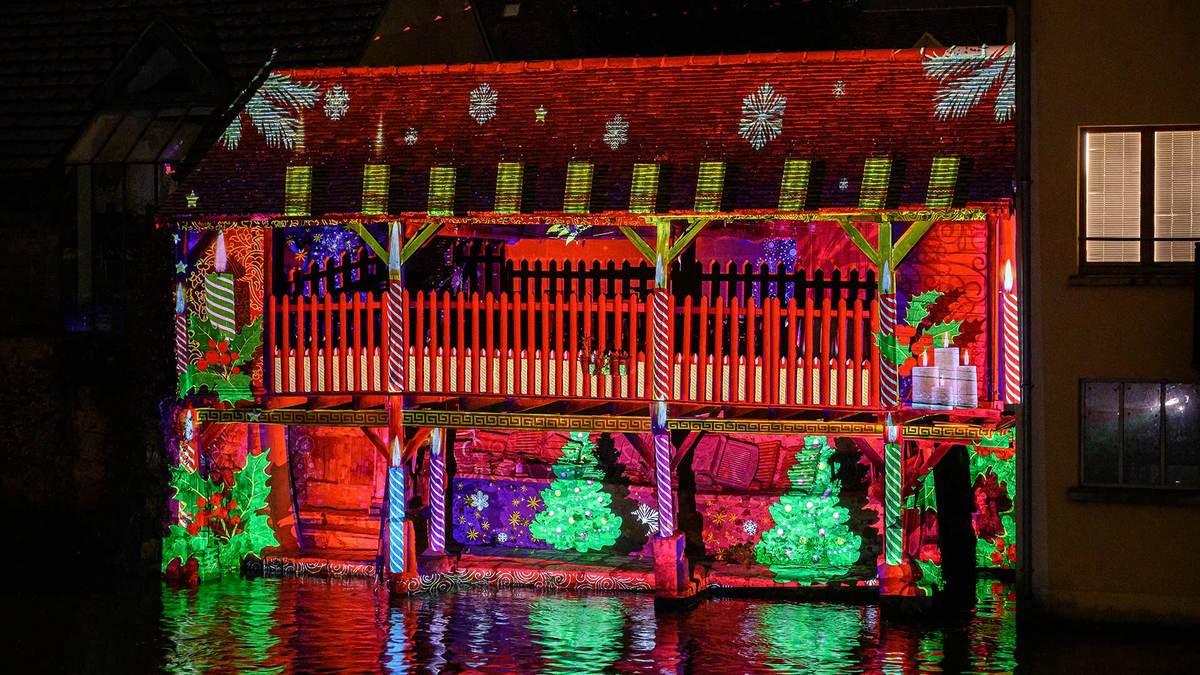 Chartres en lumières - décoration de Noël