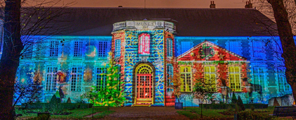  façade d'honneur du musée des Beaux-arts  - La Laponie - Noël 2022