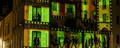 Fresque de Lattre de Tassigny - scénographie de BK Digital Art Company