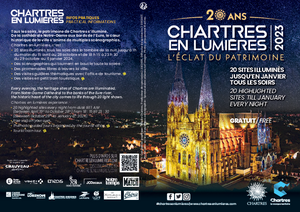 Plan de Chartres en lumières 2023