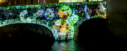 Pont Bouju - La rivière des lutins - Chartres en lumières