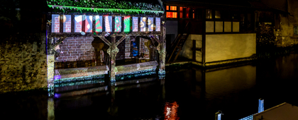 Lavoir Foulerie - La rivière des lutins - Chartres en lumières