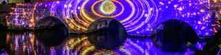 Résonances, illumination du pont des Minimes - Holymage