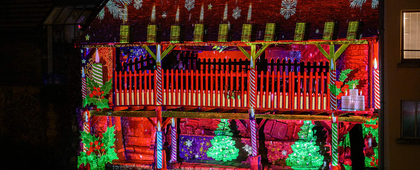 Rivière des lutins - illuminations de Noël - Lavoir Grenouillère