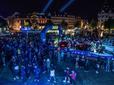 Départ du Trail In Chartres en lumières - 2019