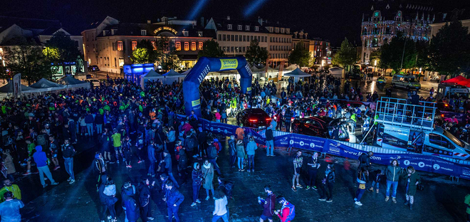 Départ du Trail In Chartres en lumières - 2019