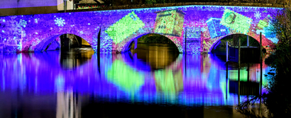 Pont des Minimes - Rivière des lutins - Chartres en lumières